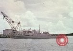Image of US Navy ships in heavy seas Pacific Ocean, 1971, second 53 stock footage video 65675076787