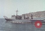 Image of US Navy ships in heavy seas Pacific Ocean, 1971, second 57 stock footage video 65675076787
