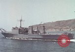 Image of US Navy ships in heavy seas Pacific Ocean, 1971, second 59 stock footage video 65675076787