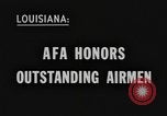 Image of Air Force Association Louisiana United States USA, 1956, second 3 stock footage video 65675076815