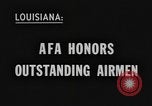 Image of Air Force Association Louisiana United States USA, 1956, second 5 stock footage video 65675076815