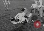 Standbild Fußball-Praxis Colorado United States USA, 1956, aus Sekunde 54 historischem Filmmaterial Videoclip 65675076819