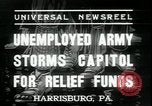 Image of unemployed people seeking aid Harrisburg Pennsylvania USA, 1936, second 7 stock footage video 65675076828