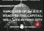 Image Force expéditionnaire de Bonus Washington DC USA, 1933, de la seconde 3 séquences d'archives historiques vidéo 65675076830
