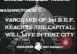 Image Force expéditionnaire de Bonus Washington DC USA, 1933, de la seconde 7 séquences d'archives historiques vidéo 65675076830