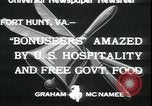 Image Force expéditionnaire de Bonus Fort Hunt Virginia USA, 1933, de la seconde 5 séquences d'archives historiques vidéo 65675076831