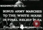 Immagine di Bonus forza expeditionary Washington DC USA, 1933, secondo 5 filmato di repertorio 65675076835