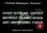 Image Tempête de poussière Midwest United States USA, 1934, de la seconde 1 séquences d'archives historiques vidéo 65675076836