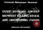 Image Tempête de poussière Midwest United States USA, 1934, de la seconde 6 séquences d'archives historiques vidéo 65675076836