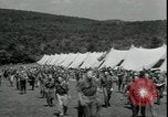 Image of Franklin D Roosevelt with CCC members Virginia United States USA, 1933, second 9 stock footage video 65675076837