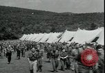 Image of Franklin D Roosevelt with CCC members Virginia United States USA, 1933, second 10 stock footage video 65675076837