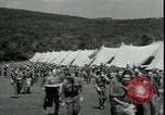 Image of Franklin D Roosevelt with CCC members Virginia United States USA, 1933, second 12 stock footage video 65675076837