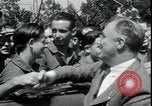 Image of Franklin D Roosevelt with CCC members Virginia United States USA, 1933, second 13 stock footage video 65675076837