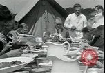 Image of Franklin D Roosevelt with CCC members Virginia United States USA, 1933, second 27 stock footage video 65675076837
