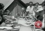 Image of Franklin D Roosevelt with CCC members Virginia United States USA, 1933, second 28 stock footage video 65675076837
