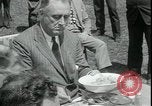 Image of Franklin D Roosevelt with CCC members Virginia United States USA, 1933, second 29 stock footage video 65675076837