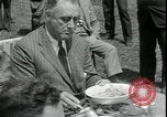 Image of Franklin D Roosevelt with CCC members Virginia United States USA, 1933, second 31 stock footage video 65675076837