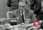 Image of Franklin D Roosevelt with CCC members Virginia United States USA, 1933, second 34 stock footage video 65675076837