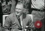 Image of Franklin D Roosevelt with CCC members Virginia United States USA, 1933, second 50 stock footage video 65675076837