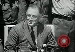 Image of Franklin D Roosevelt with CCC members Virginia United States USA, 1933, second 55 stock footage video 65675076837