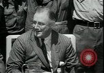 Image of Franklin D Roosevelt with CCC members Virginia United States USA, 1933, second 57 stock footage video 65675076837