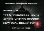 Image of Great depression relief jobs and programs for unemployed Washington DC USA, 1934, second 8 stock footage video 65675076838