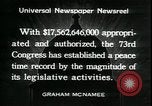 Image of Great depression relief jobs and programs for unemployed Washington DC USA, 1934, second 16 stock footage video 65675076838