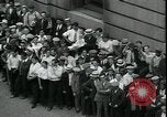 Image of unemployed men seek WPA relief jobs New York City USA, 1935, second 12 stock footage video 65675076839