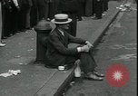 Image of unemployed men seek WPA relief jobs New York City USA, 1935, second 19 stock footage video 65675076839