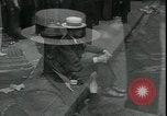 Image of unemployed men seek WPA relief jobs New York City USA, 1935, second 20 stock footage video 65675076839