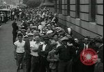 Image of unemployed men seek WPA relief jobs New York City USA, 1935, second 23 stock footage video 65675076839