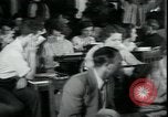 Image of unemployed men seek WPA relief jobs New York City USA, 1935, second 30 stock footage video 65675076839
