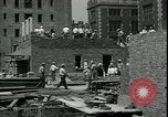 Image of unemployed men seek WPA relief jobs New York City USA, 1935, second 49 stock footage video 65675076839