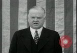 Image of Herbert Hoover speaks against New Deal Oakland California USA, 1935, second 12 stock footage video 65675076840