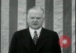 Image of Herbert Hoover speaks against New Deal Oakland California USA, 1935, second 25 stock footage video 65675076840