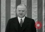 Image of Herbert Hoover speaks against New Deal Oakland California USA, 1935, second 33 stock footage video 65675076840