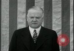 Image of Herbert Hoover speaks against New Deal Oakland California USA, 1935, second 34 stock footage video 65675076840