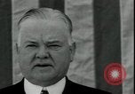 Image of Herbert Hoover speaks against New Deal Oakland California USA, 1935, second 40 stock footage video 65675076840