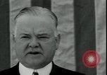 Image of Herbert Hoover speaks against New Deal Oakland California USA, 1935, second 50 stock footage video 65675076840