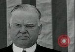 Image of Herbert Hoover speaks against New Deal Oakland California USA, 1935, second 52 stock footage video 65675076840