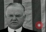 Image of Herbert Hoover speaks against New Deal Oakland California USA, 1935, second 54 stock footage video 65675076840