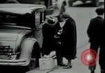 Image of unemployed receive food aid during great depression New York City USA, 1930, second 24 stock footage video 65675076853