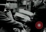 Image of unemployed receive food aid during great depression New York City USA, 1930, second 34 stock footage video 65675076853