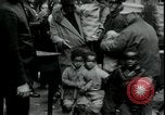 Image of unemployed receive food aid during great depression New York City USA, 1930, second 36 stock footage video 65675076853