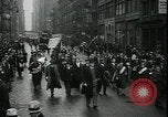 Image of protest against WPA layoffs during Depression New York City USA, 1937, second 9 stock footage video 65675076854