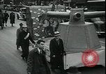 Image of protest against WPA layoffs during Depression New York City USA, 1937, second 17 stock footage video 65675076854