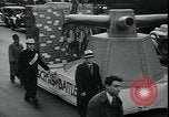 Image of protest against WPA layoffs during Depression New York City USA, 1937, second 18 stock footage video 65675076854