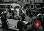 Image of protest against WPA layoffs during Depression New York City USA, 1937, second 28 stock footage video 65675076854