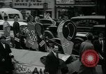 Image of protest against WPA layoffs during Depression New York City USA, 1937, second 29 stock footage video 65675076854