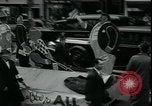 Image of protest against WPA layoffs during Depression New York City USA, 1937, second 30 stock footage video 65675076854